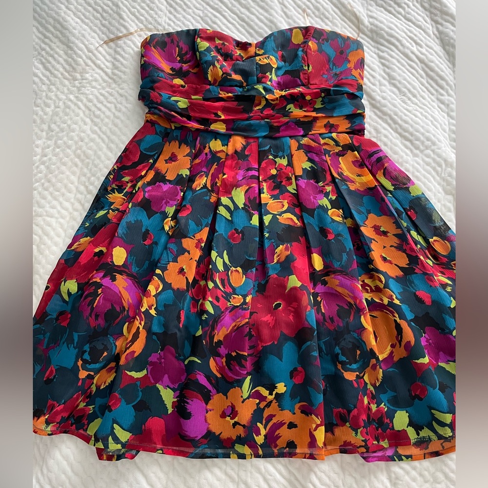 Beautiful colorful mini dress